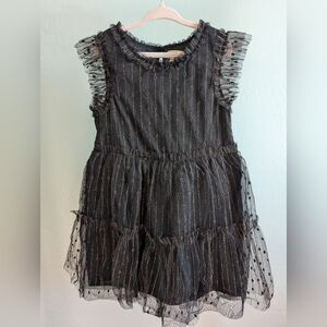 Cat & Jack Black and Gold Kids Dress